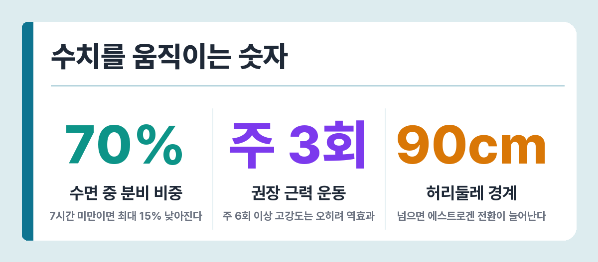 테스토스테론을 지키는 생활 기준