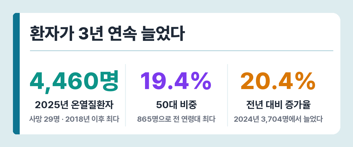 연령대별 온열질환자 수