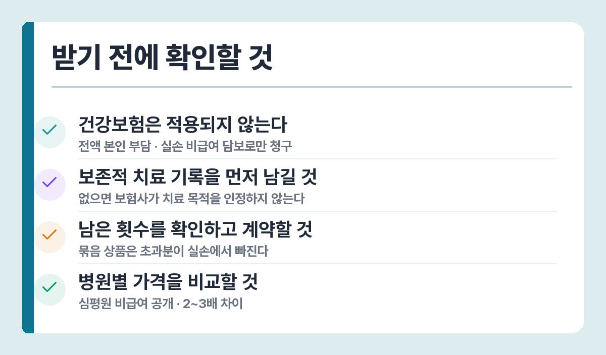 체외충격파 치료에서 자주 놓치는 함정